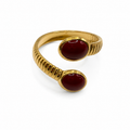 IVORY DUO ring