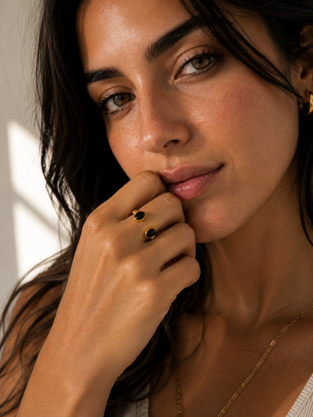 IVORY DUO ring