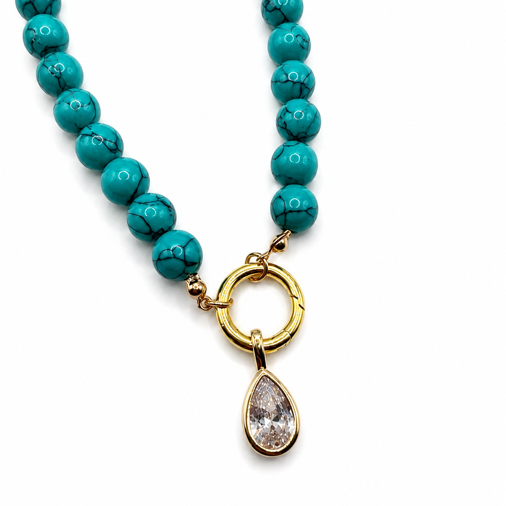 TURQUOISE DROP necklace