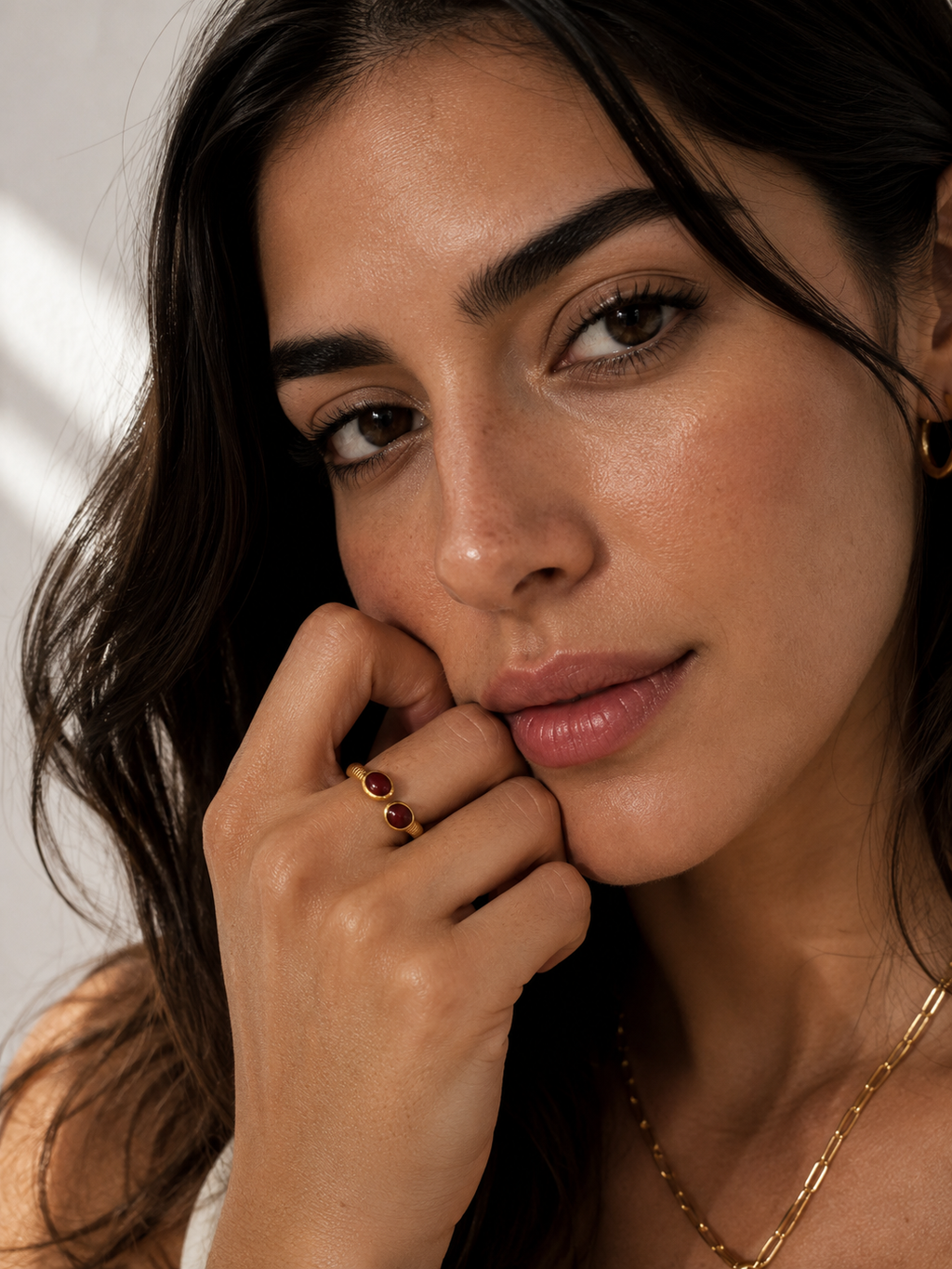 IVORY DUO ring
