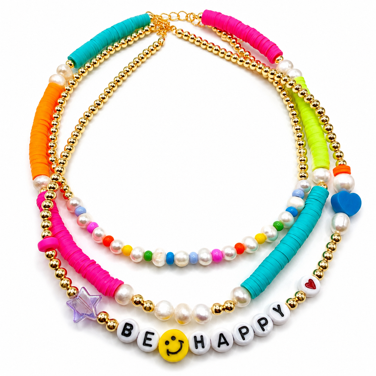 BE HAPPY necklace