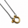 DUAL TONE LINK necklace