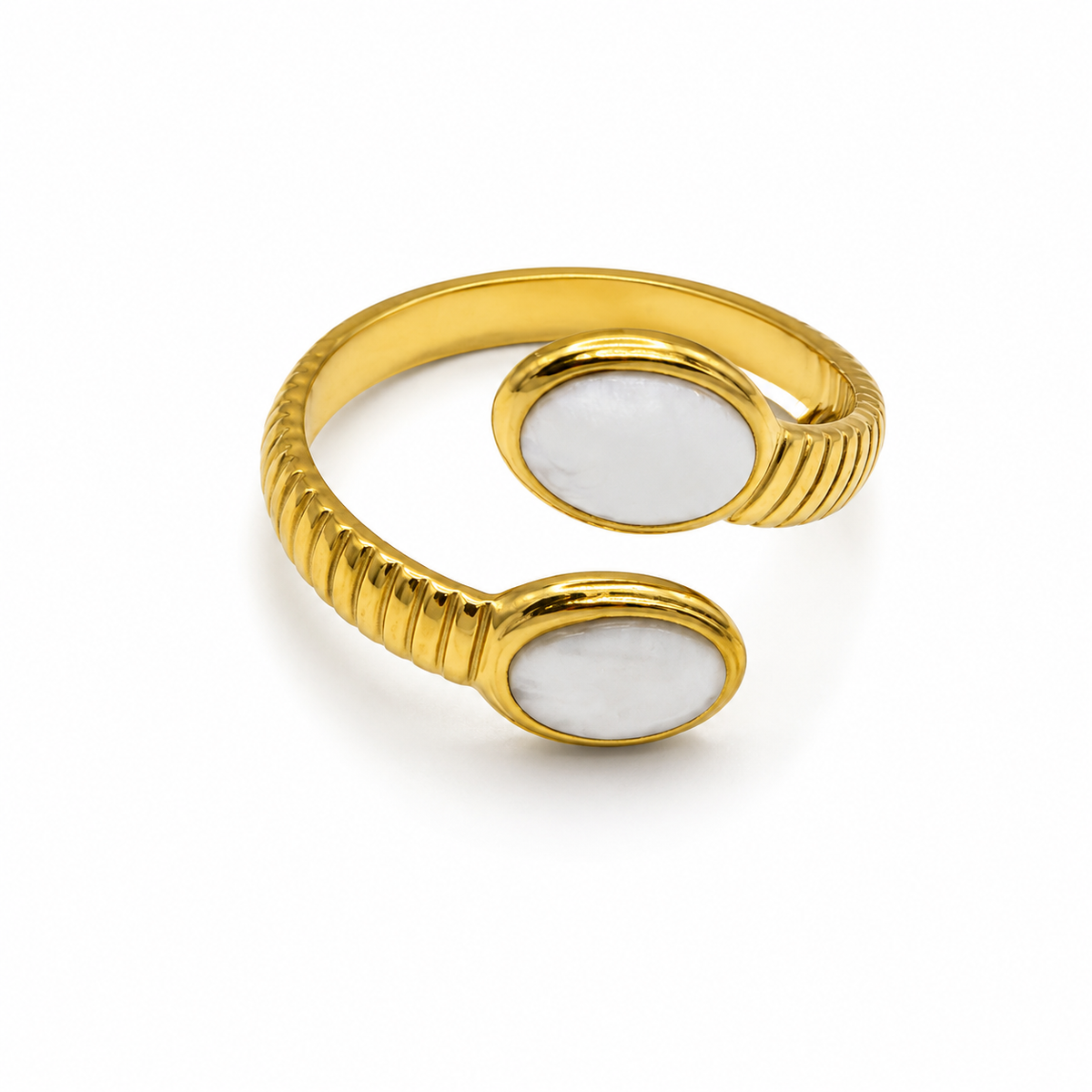 IVORY DUO ring