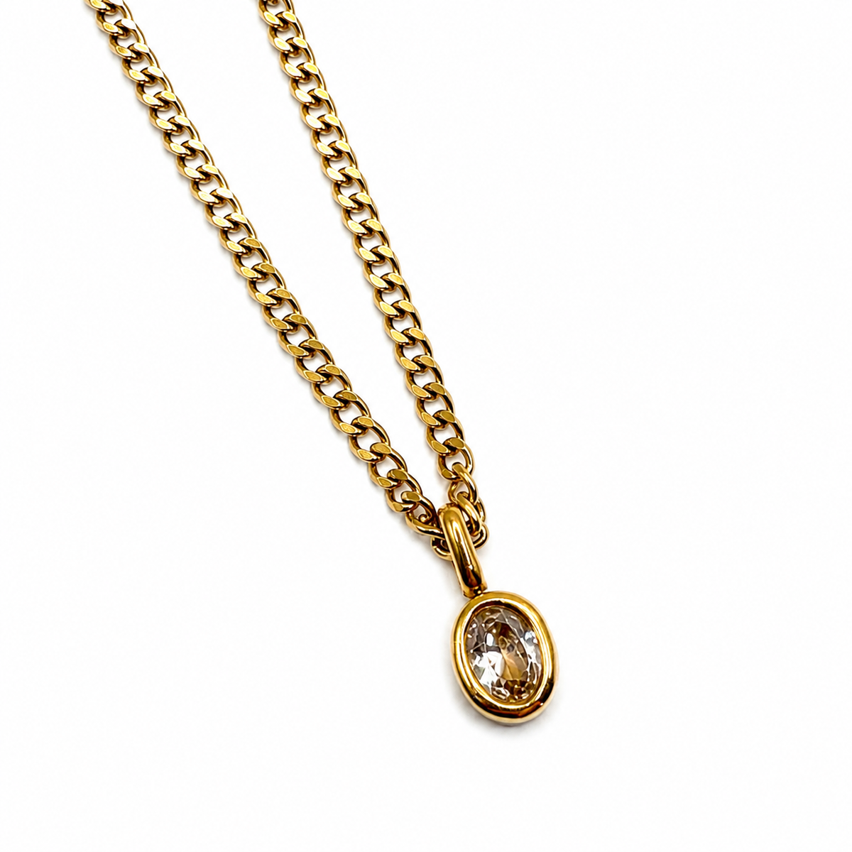 SILVER GLOW necklace
