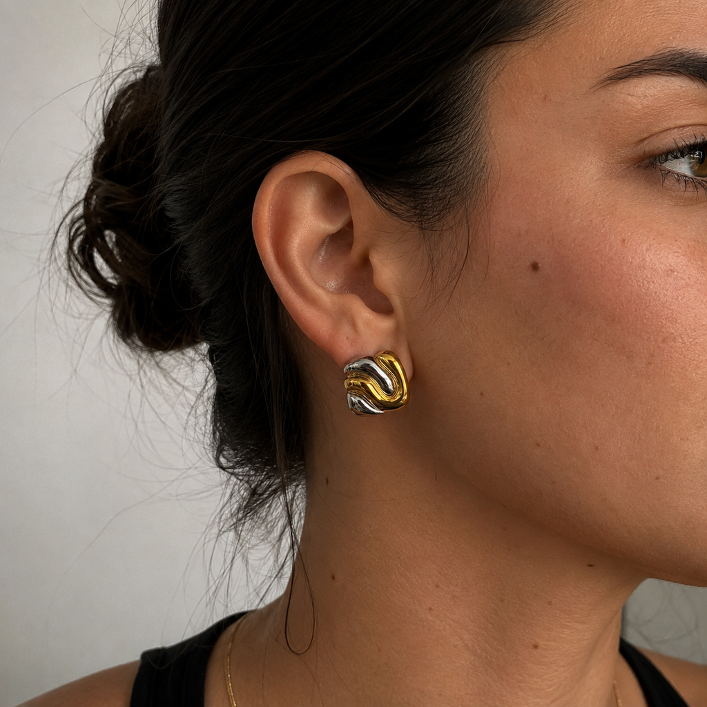 DUAL WAVE earrings