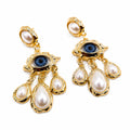 Celestial Eye Pearl Earrings